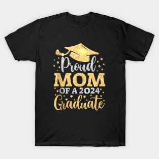 Mom Senior 2024 Proud Mom Of A Class Of 2024 Graduate T-Shirt